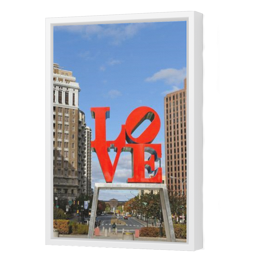 Thumbnail for Canvas - White Floating Frame