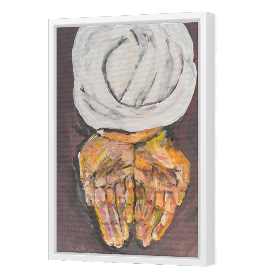 Thumbnail for Canvas - White Floating Frame
