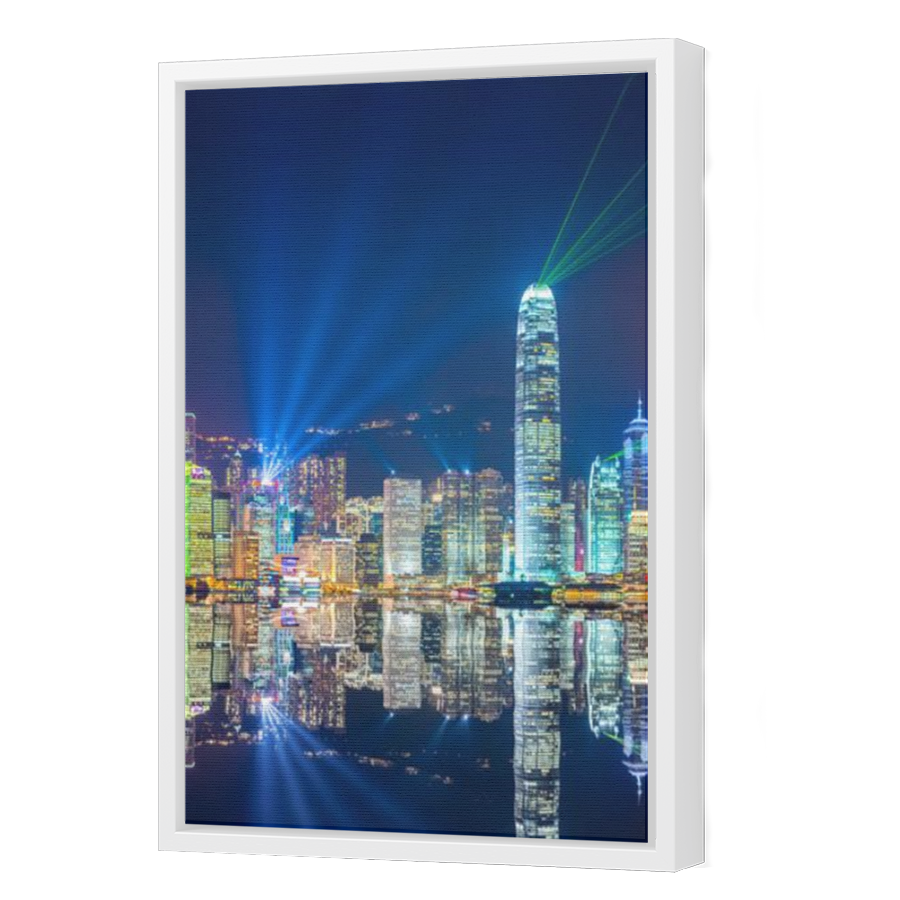 Thumbnail for Canvas - White Floating Frame