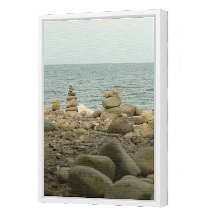 Thumbnail for Canvas - White Floating Frame