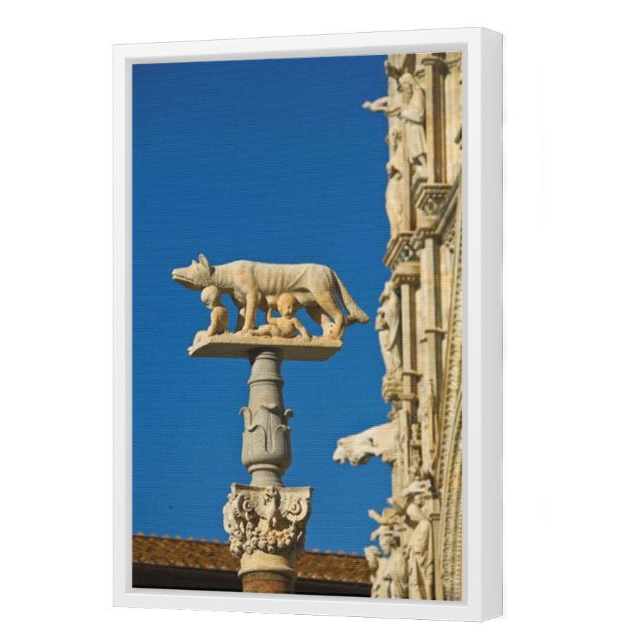 Thumbnail for Canvas - White Floating Frame