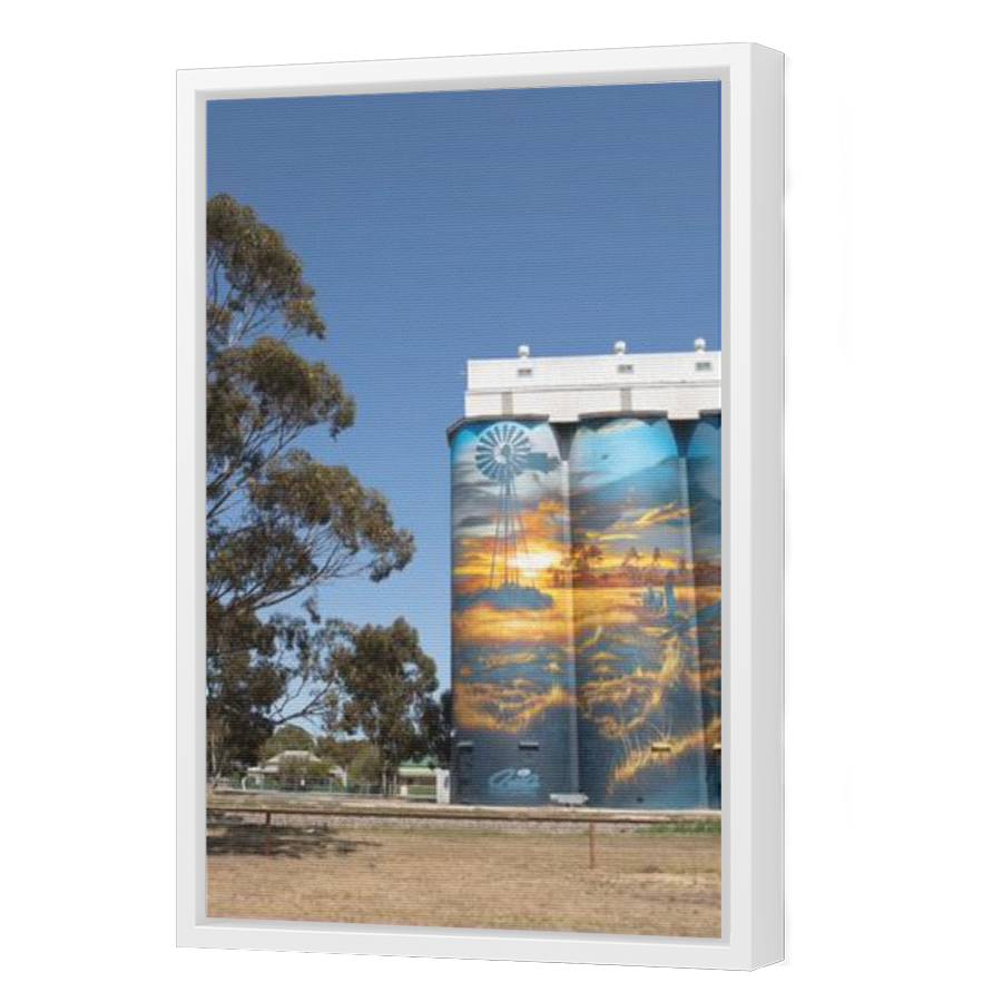 Thumbnail for Canvas - White Floating Frame