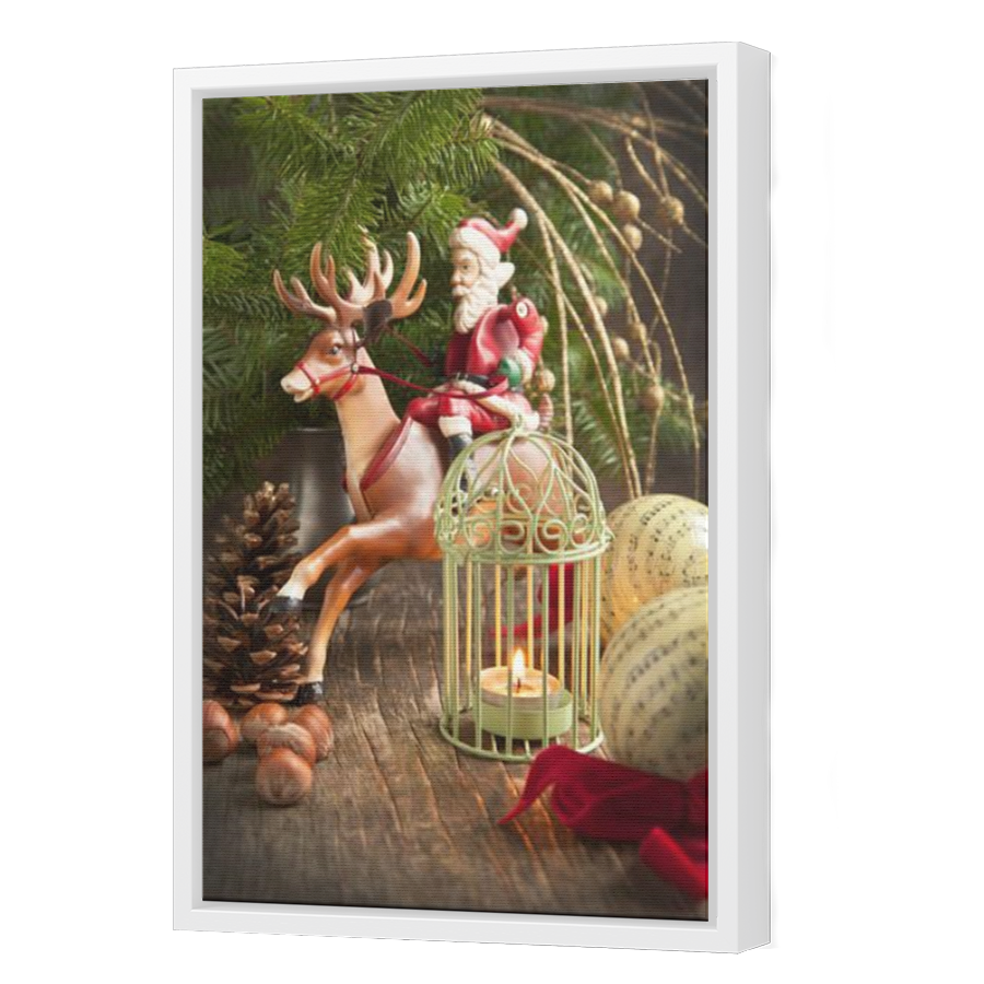 Thumbnail for Canvas - White Floating Frame