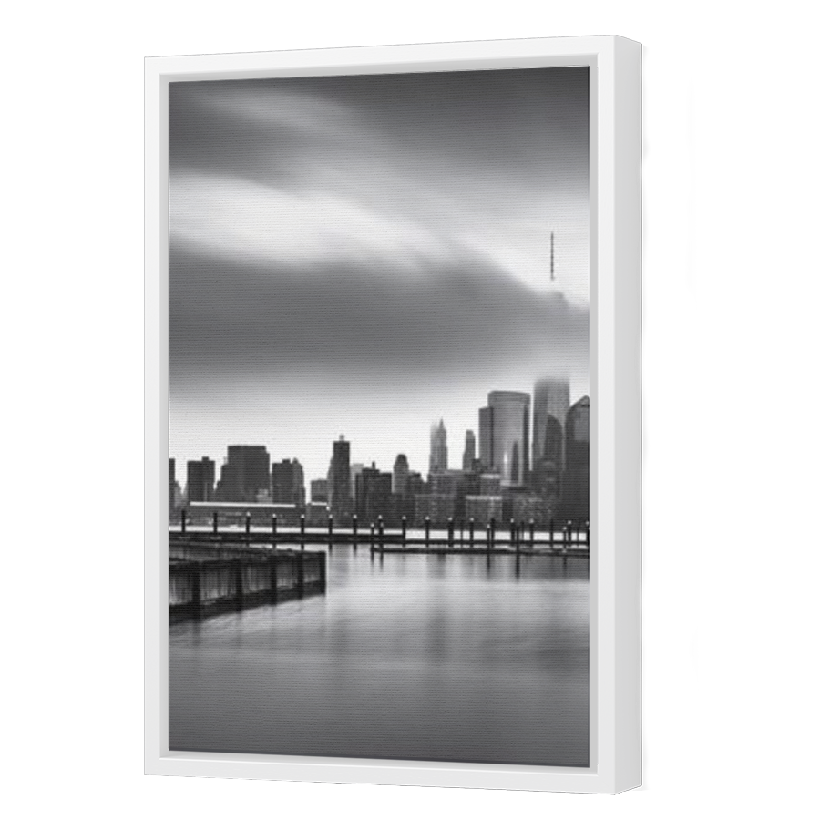 Thumbnail for Canvas - White Floating Frame