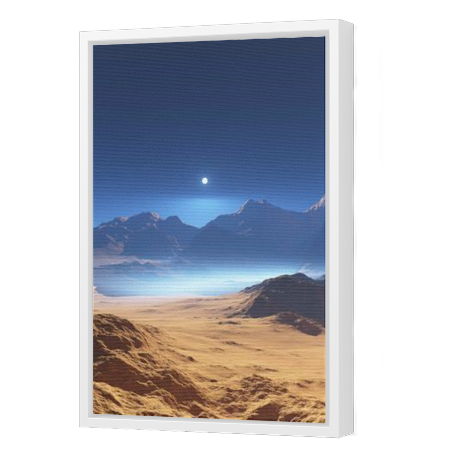 Thumbnail for Canvas - White Floating Frame