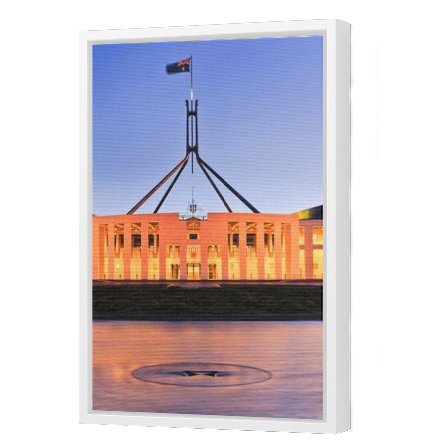 Thumbnail for Canvas - White Floating Frame
