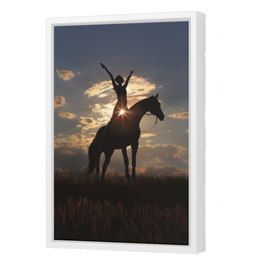 Thumbnail for Canvas - White Floating Frame