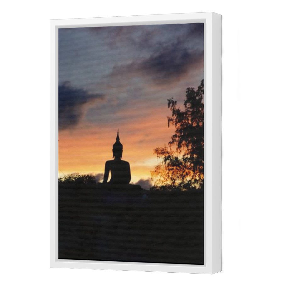 Thumbnail for Canvas - White Floating Frame