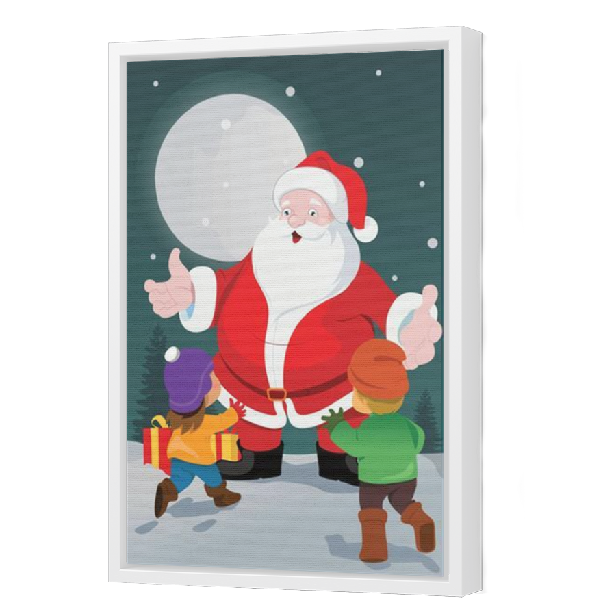 Thumbnail for Canvas - White Floating Frame
