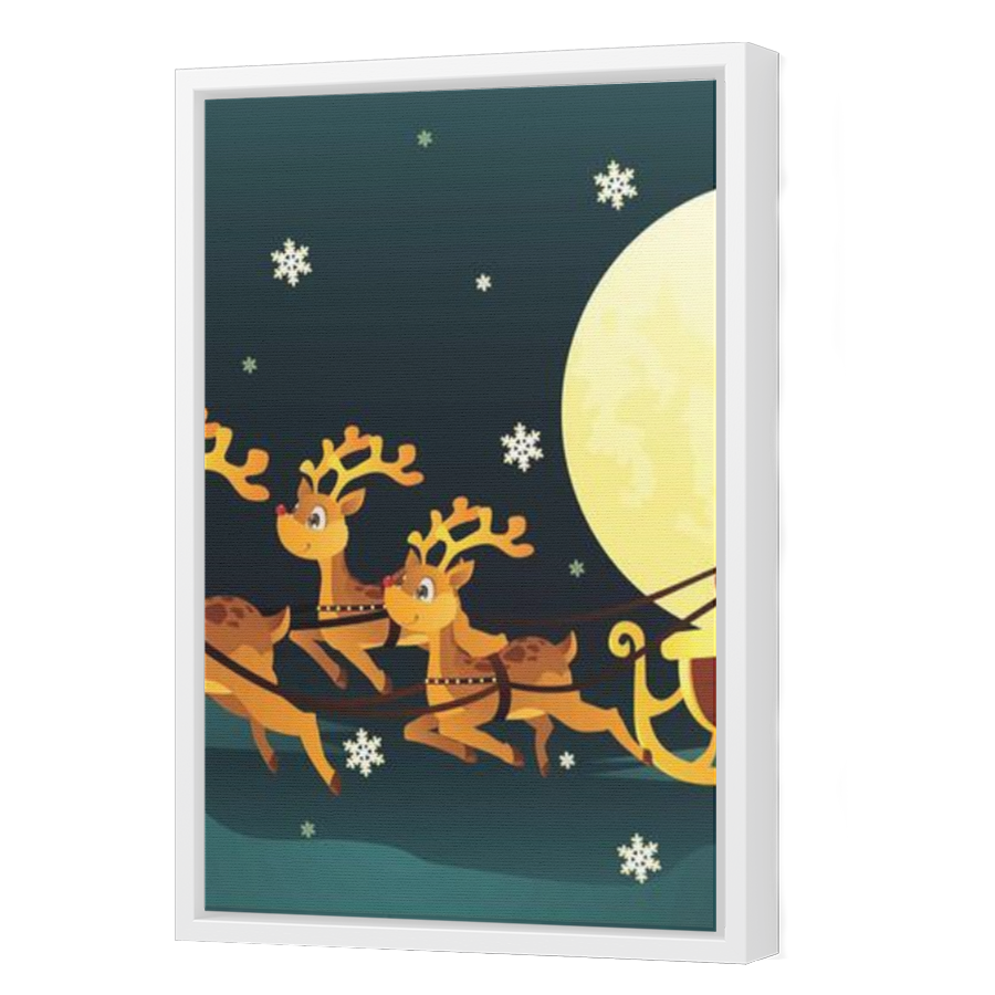 Thumbnail for Canvas - White Floating Frame