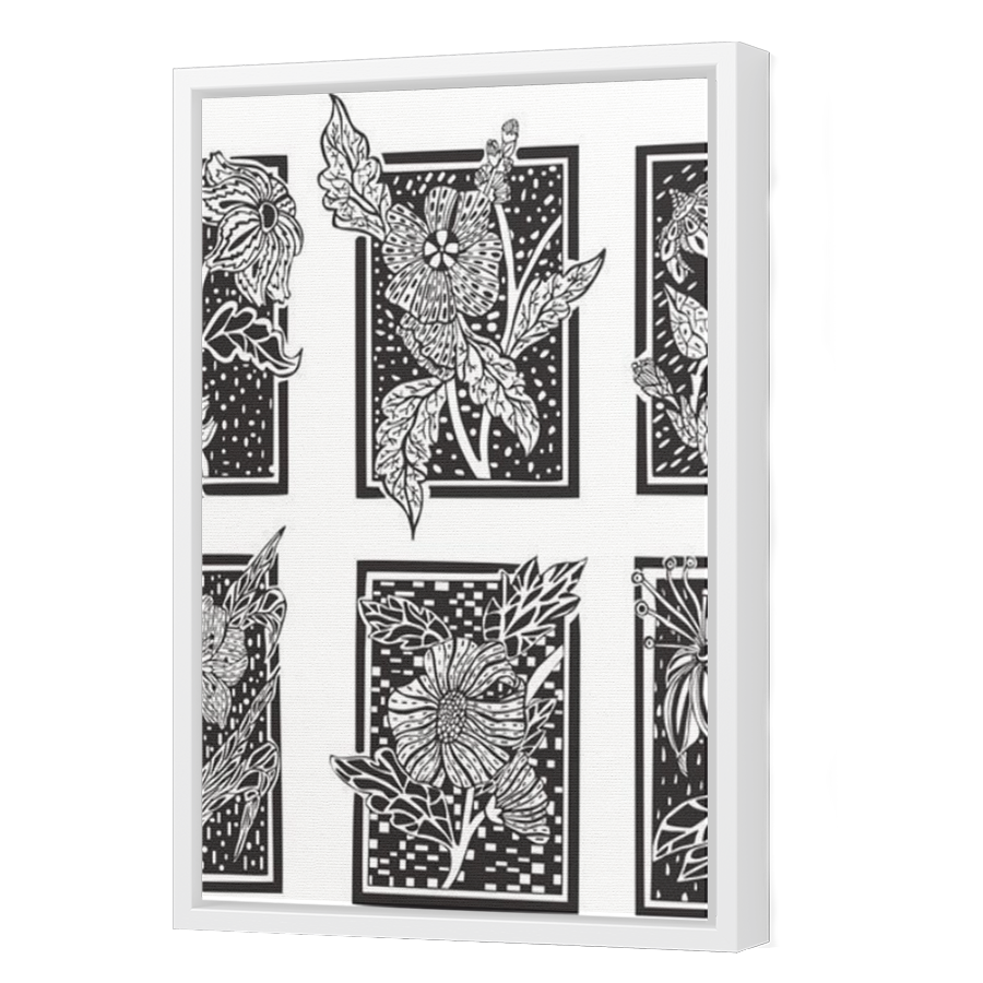 Thumbnail for Canvas - White Floating Frame