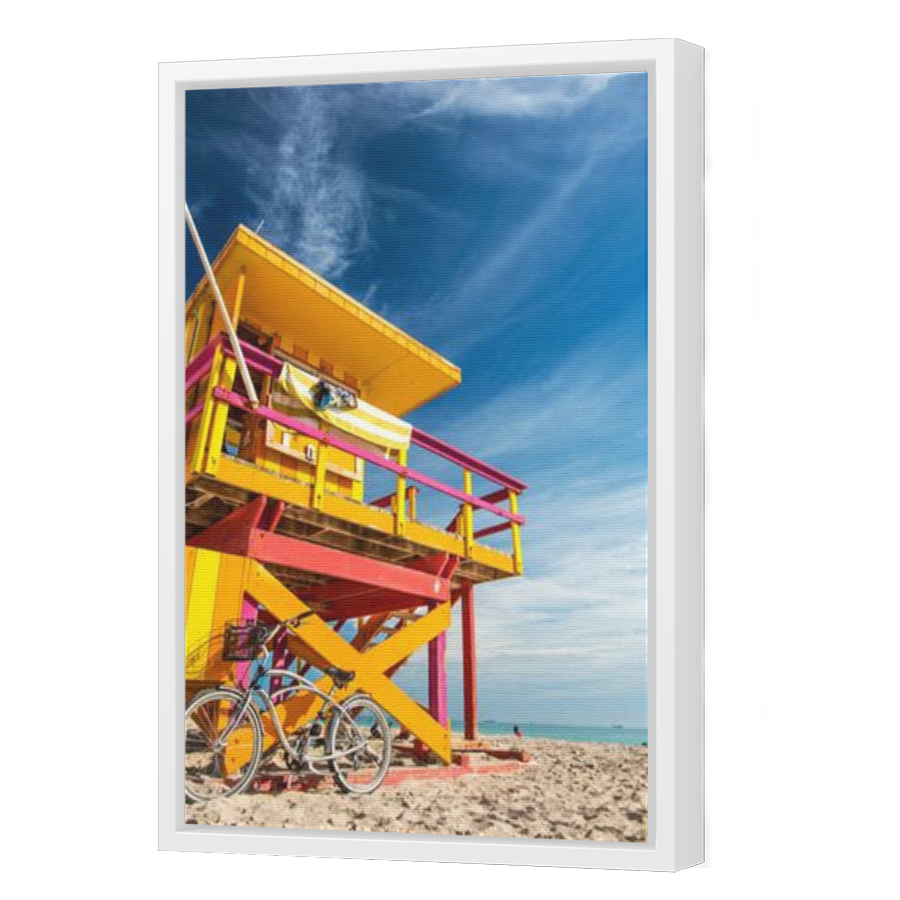 Thumbnail for Canvas - White Floating Frame