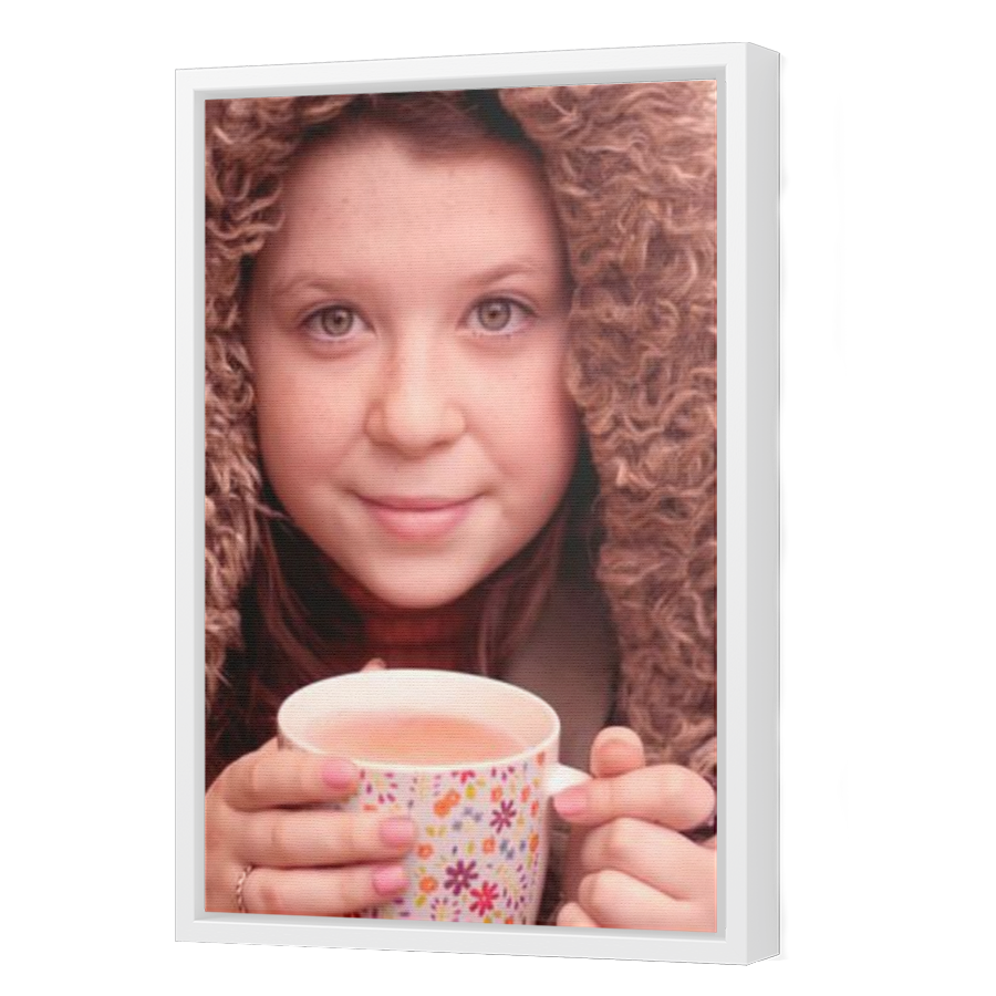 Thumbnail for Canvas - White Floating Frame