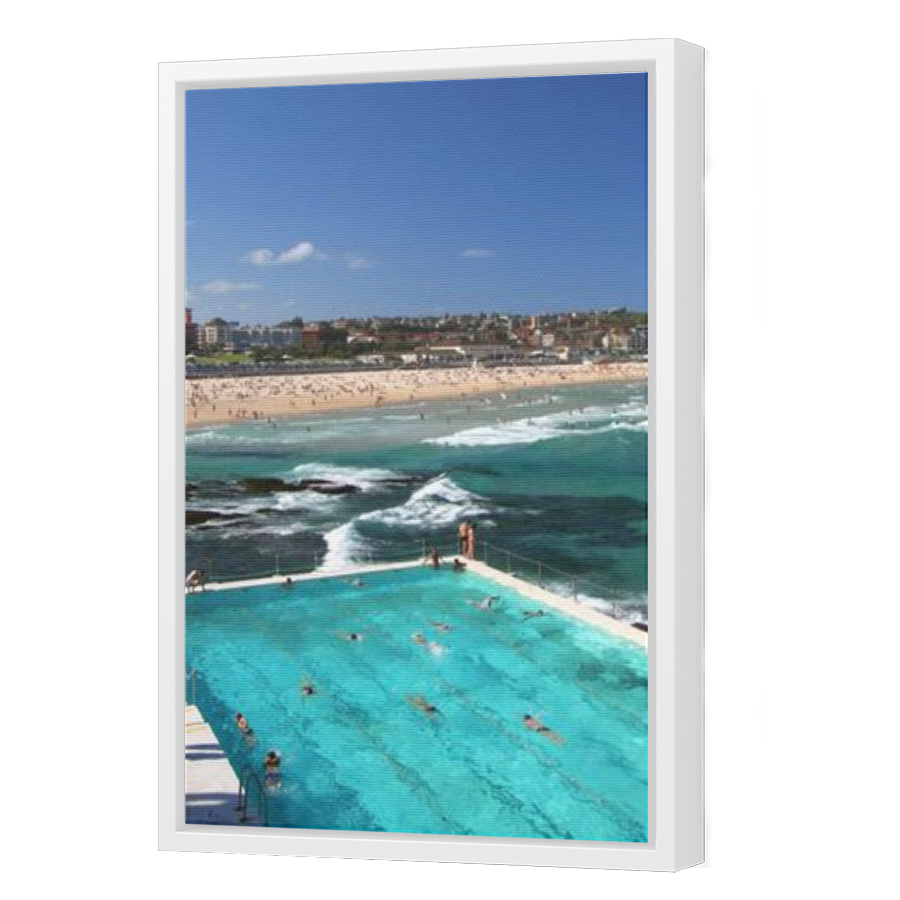 Thumbnail for Canvas - White Floating Frame