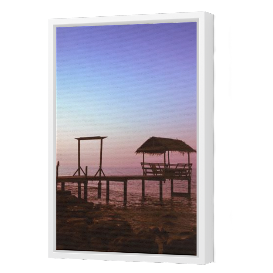 Thumbnail for Canvas - White Floating Frame