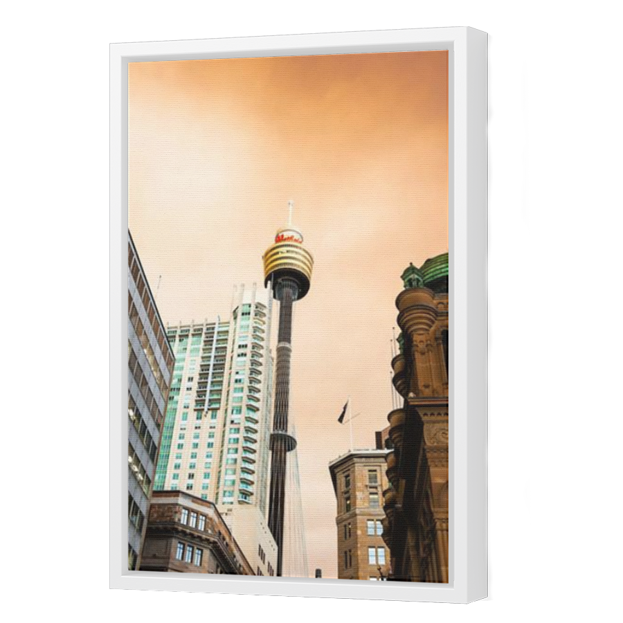 Thumbnail for Canvas - White Floating Frame