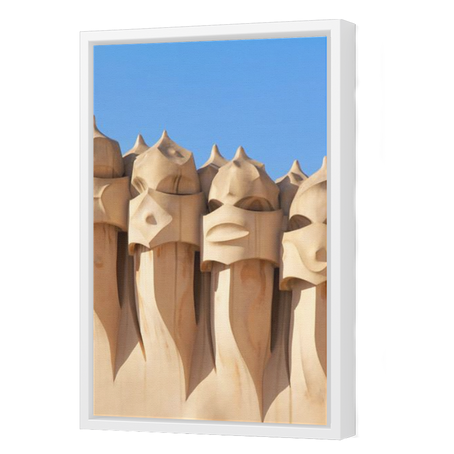 Thumbnail for Canvas - White Floating Frame