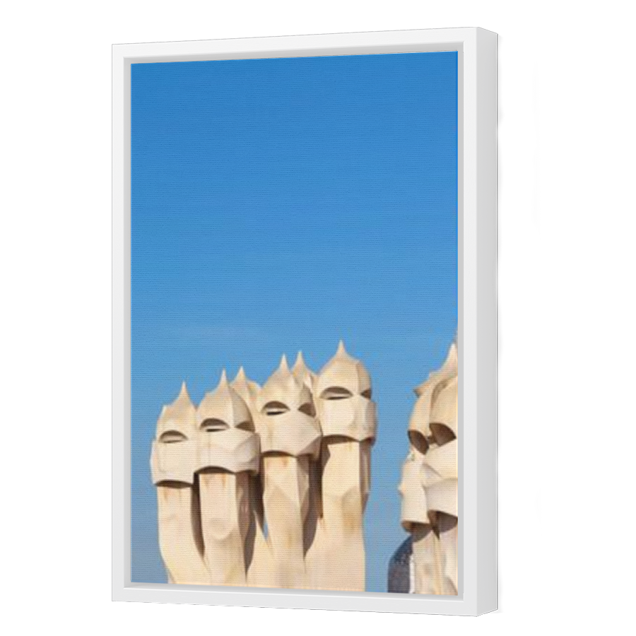 Thumbnail for Canvas - White Floating Frame