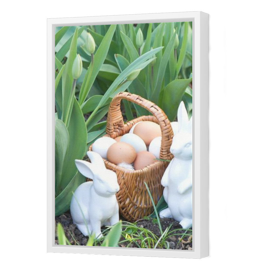 Thumbnail for Canvas - White Floating Frame
