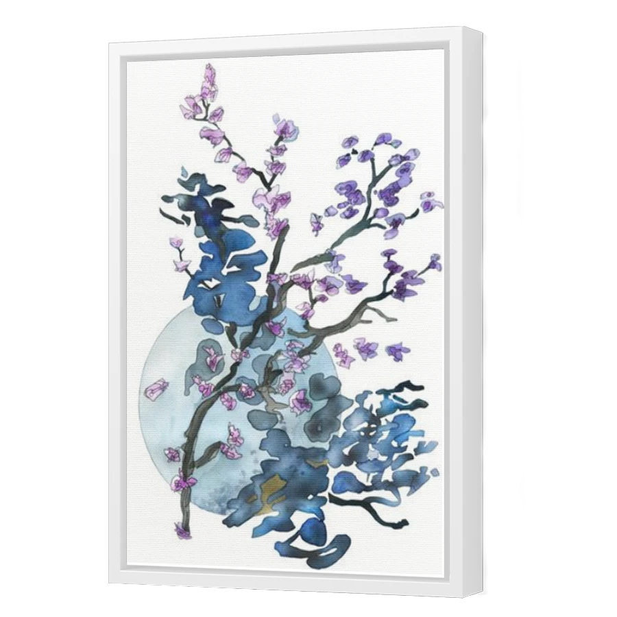 Thumbnail for Canvas - White Floating Frame