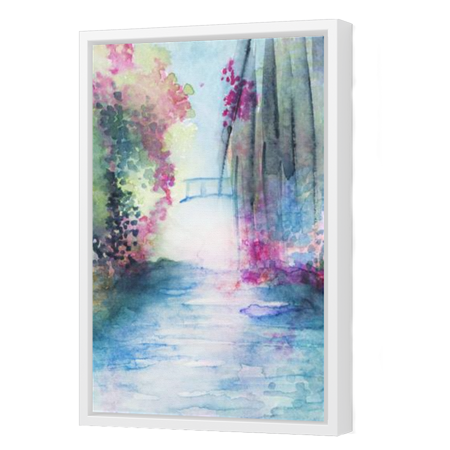 Thumbnail for Canvas - White Floating Frame