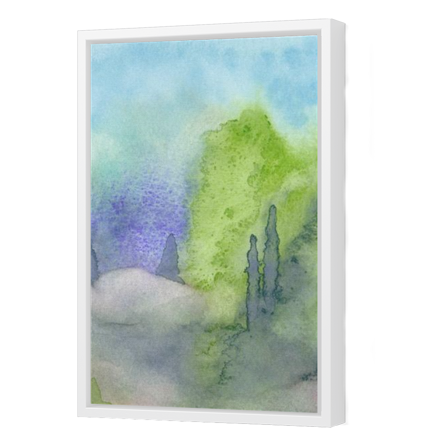 Thumbnail for Canvas - White Floating Frame
