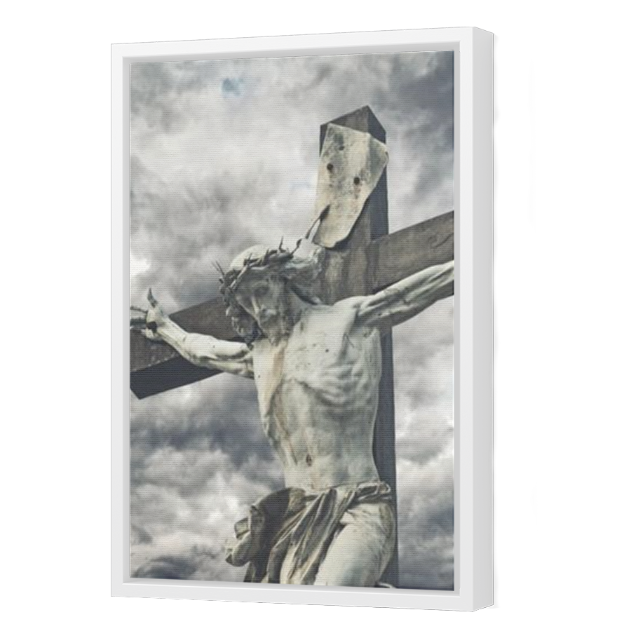 Thumbnail for Canvas - White Floating Frame