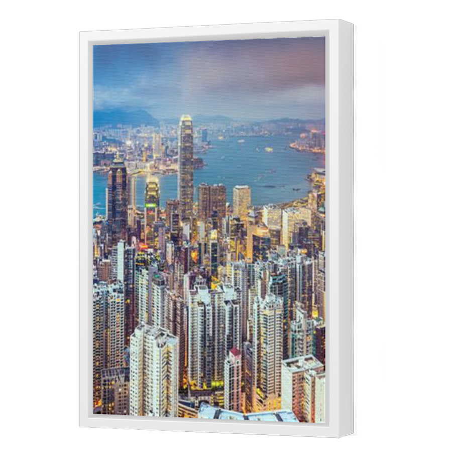 Thumbnail for Canvas - White Floating Frame