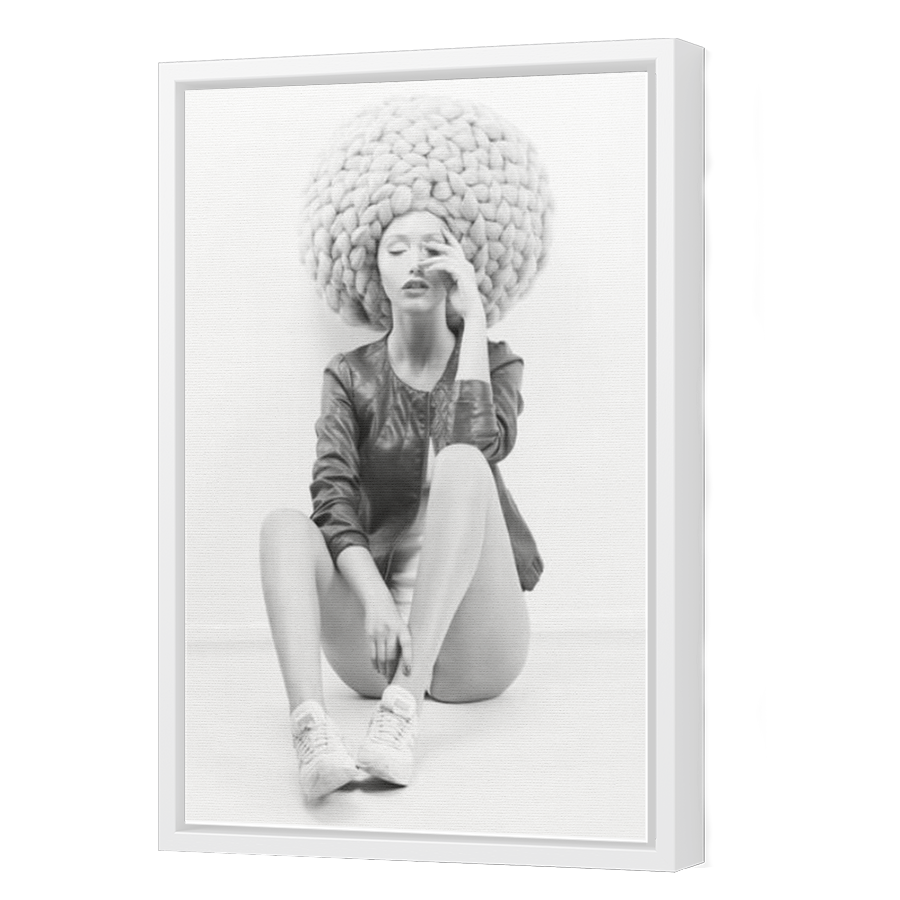 Thumbnail for Canvas - White Floating Frame