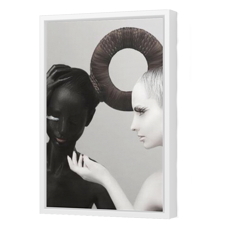 Thumbnail for Canvas - White Floating Frame