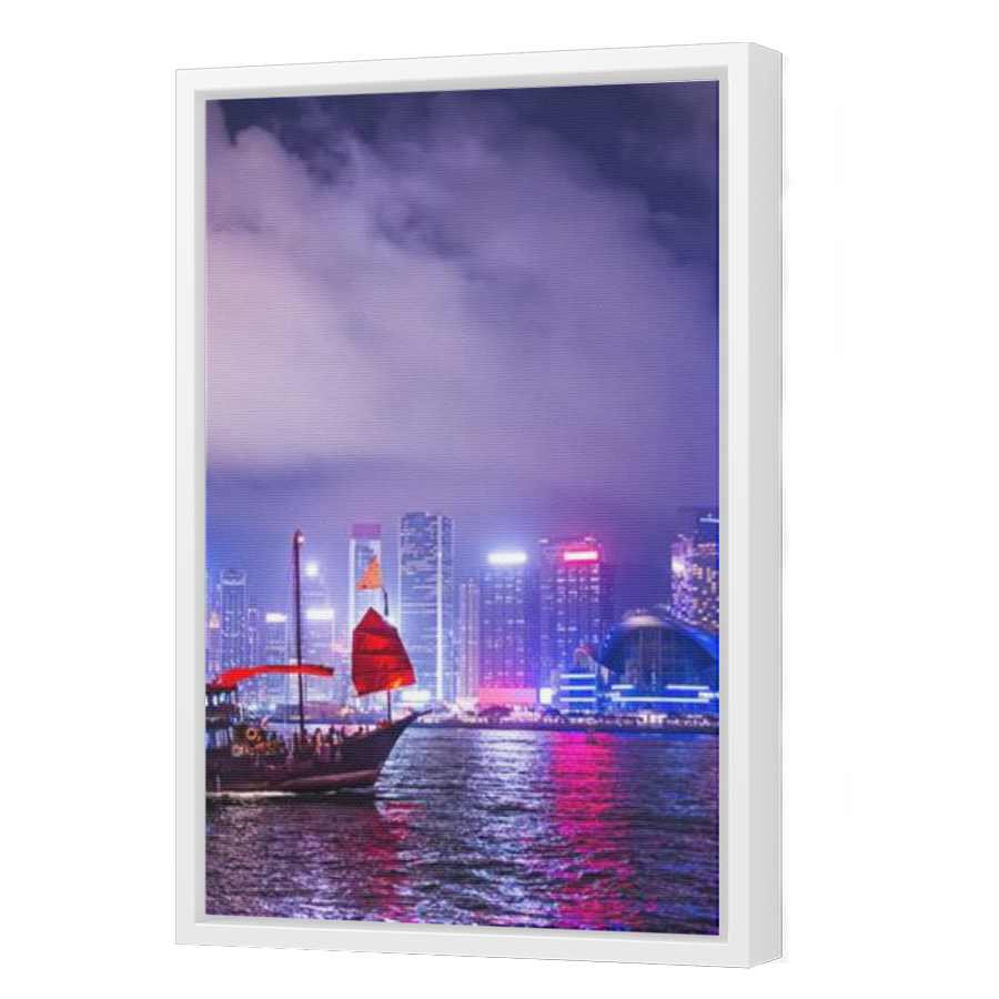 Thumbnail for Canvas - White Floating Frame