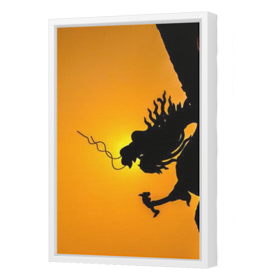 Thumbnail for Canvas - White Floating Frame