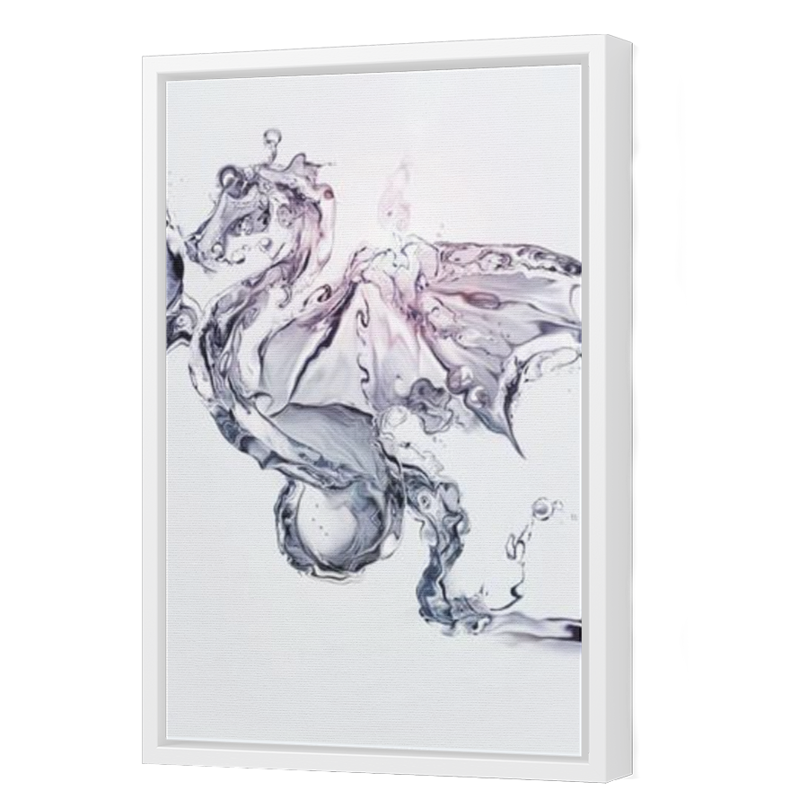Thumbnail for Canvas - White Floating Frame