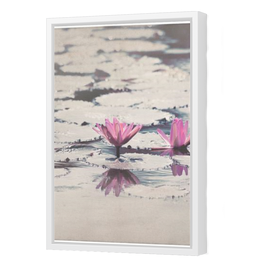 Thumbnail for Canvas - White Floating Frame