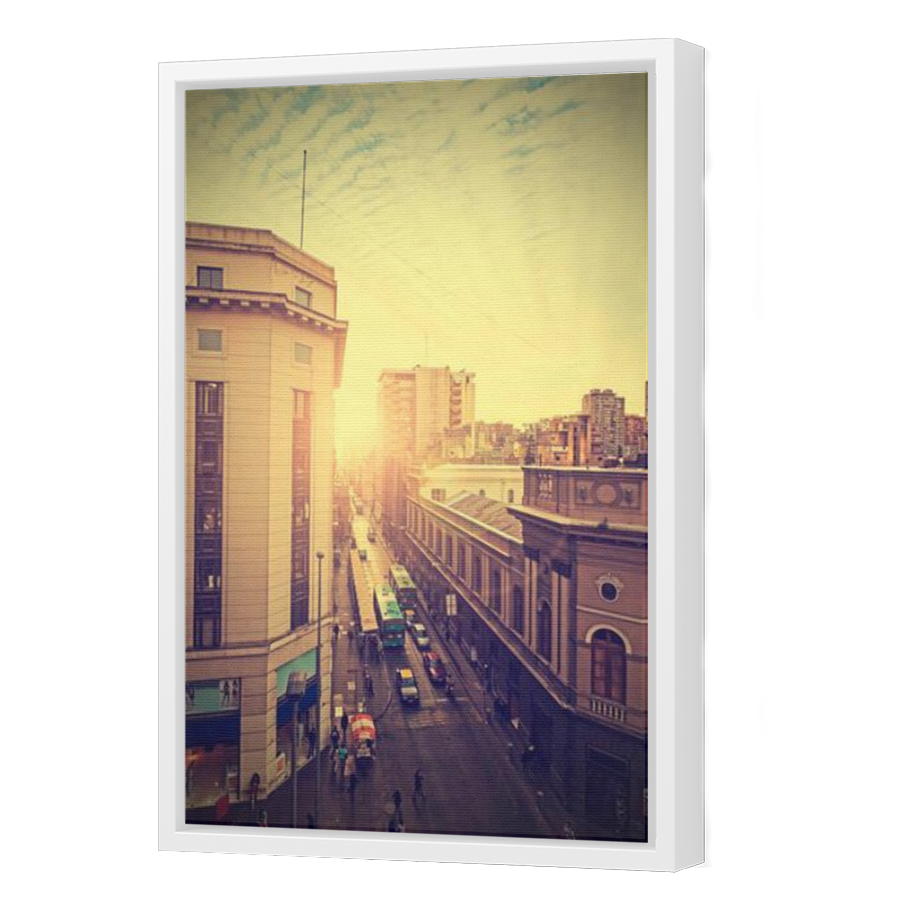 Thumbnail for Canvas - White Floating Frame