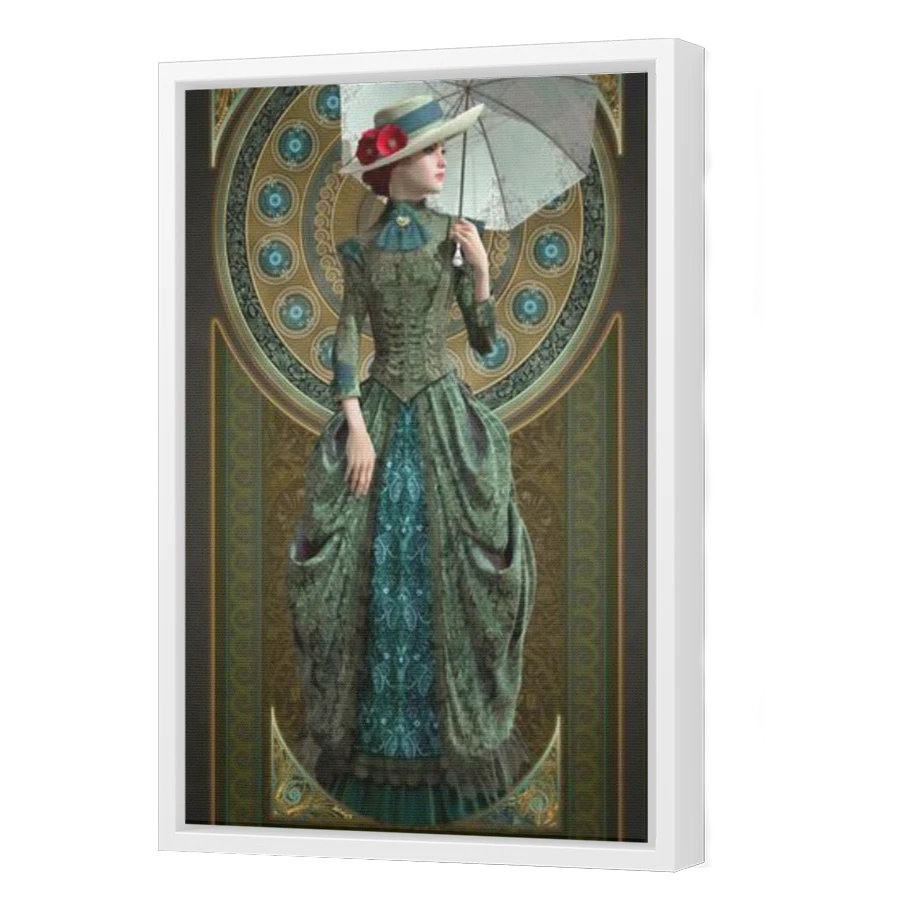 Thumbnail for Canvas - White Floating Frame