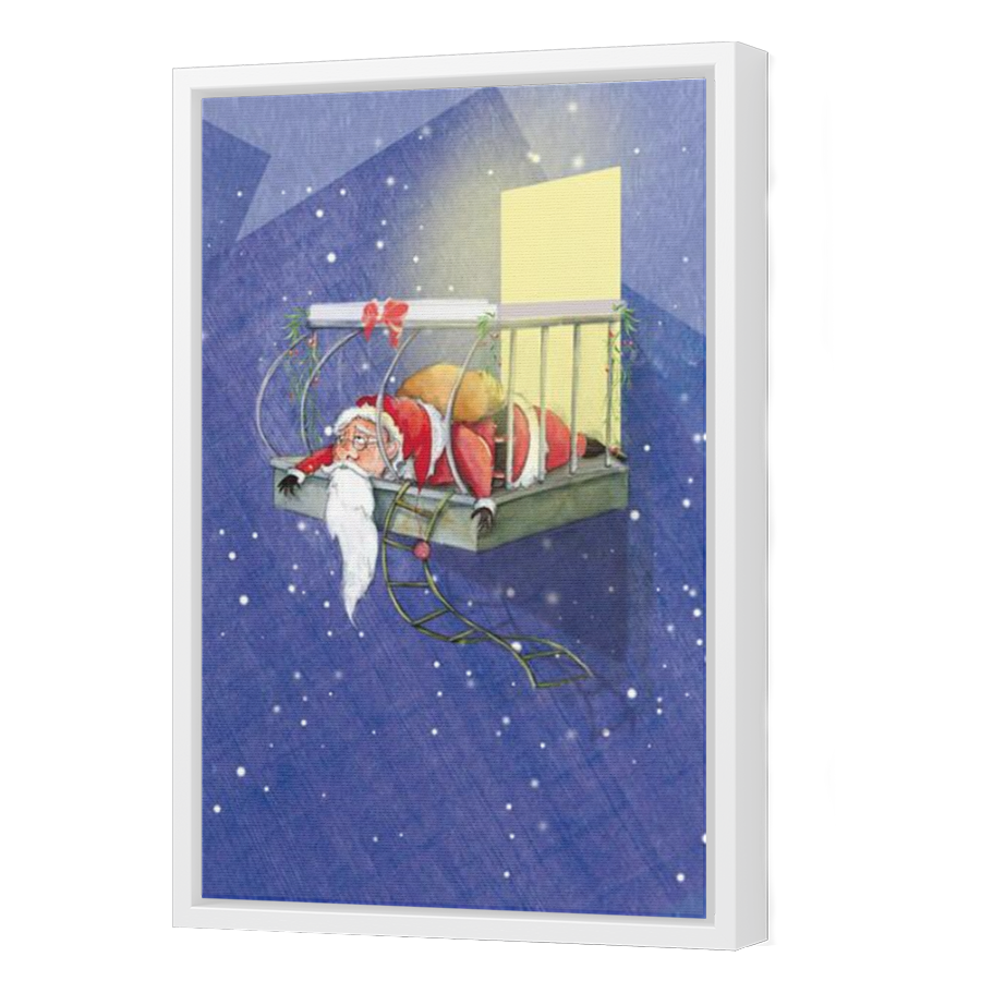 Thumbnail for Canvas - White Floating Frame
