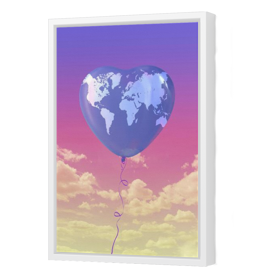 Thumbnail for Canvas - White Floating Frame