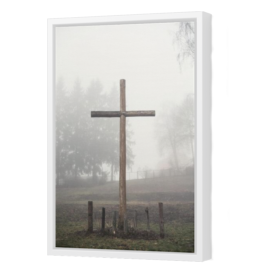 Thumbnail for Canvas - White Floating Frame