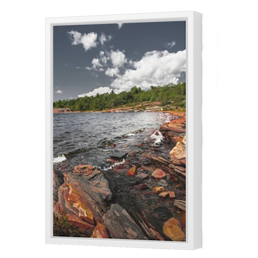 Thumbnail for Canvas - White Floating Frame