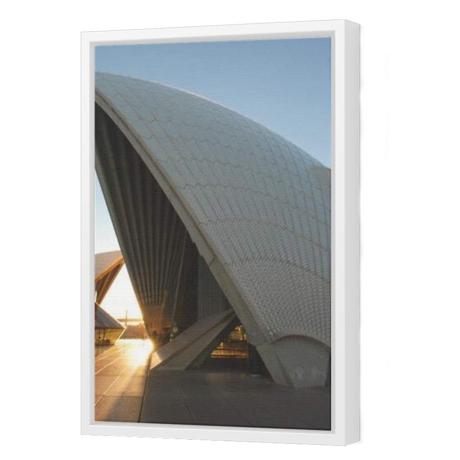 Thumbnail for Canvas - White Floating Frame