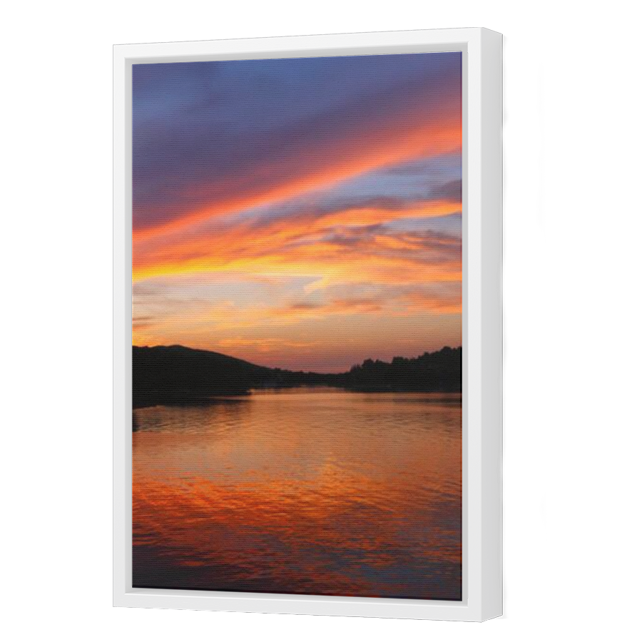 Thumbnail for Canvas - White Floating Frame
