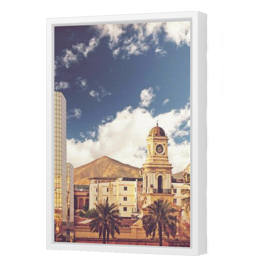 Thumbnail for Canvas - White Floating Frame