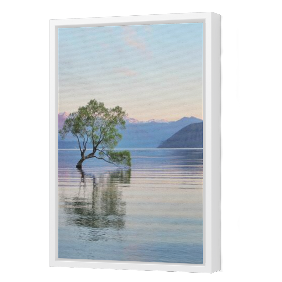 Thumbnail for Canvas - White Floating Frame