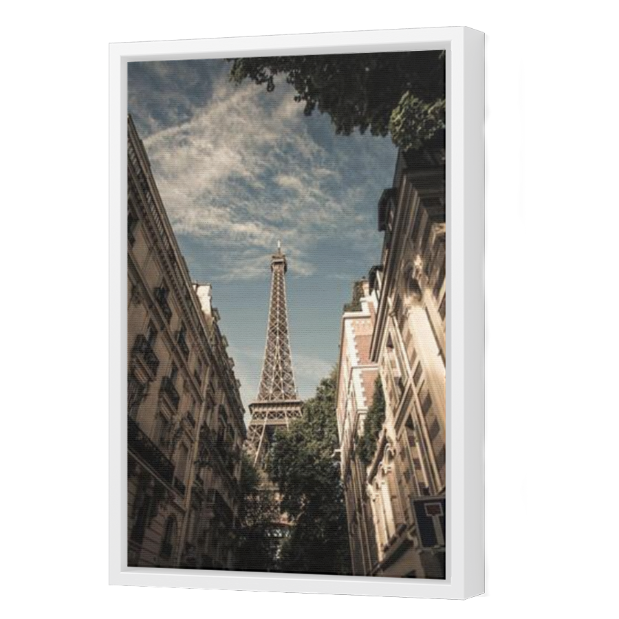 Thumbnail for Canvas - White Floating Frame