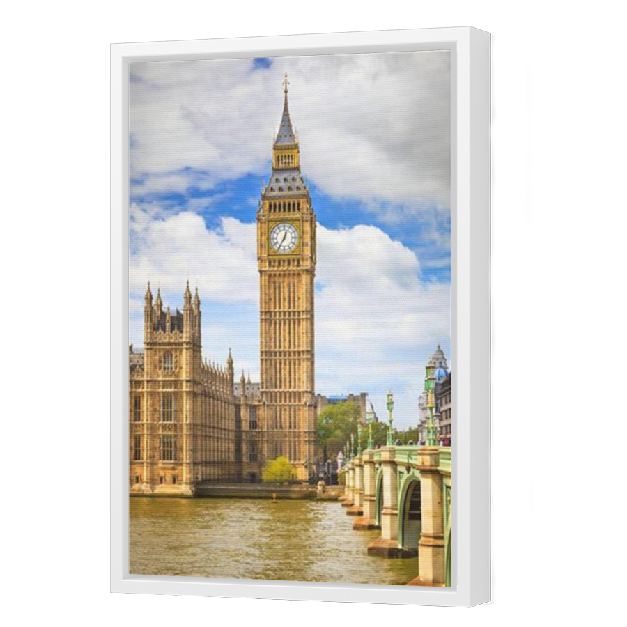 Thumbnail for Canvas - White Floating Frame