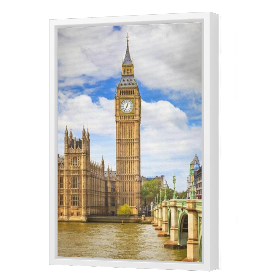 Thumbnail for Canvas - White Floating Frame