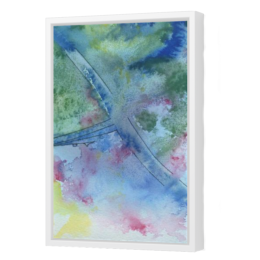 Thumbnail for Canvas - White Floating Frame