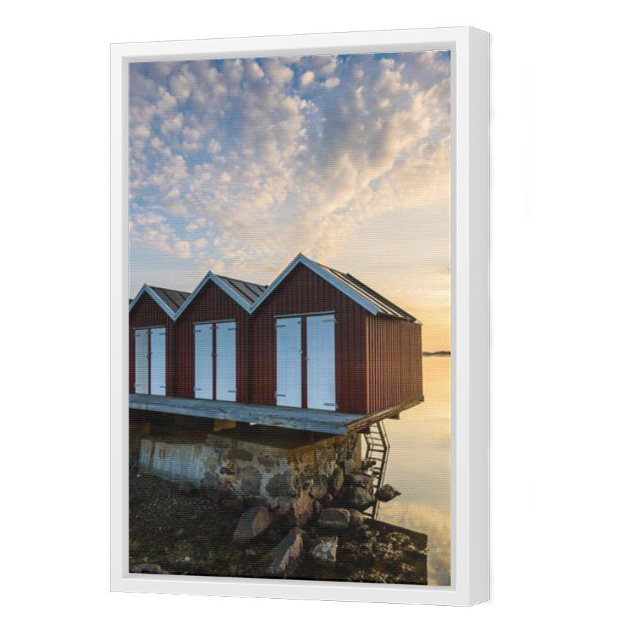 Thumbnail for Canvas - White Floating Frame