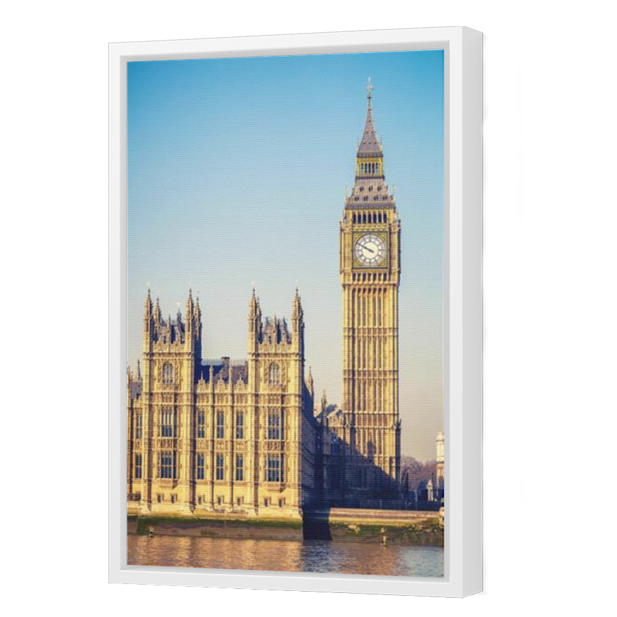 Thumbnail for Canvas - White Floating Frame